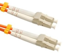 PATCHCORD ŚWIATŁOWODOWY MM 1M DUPLEX 50/125um OM2, LC/UPC-LC/UPC