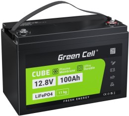 AKUMULATOR LITOWO-ŻELAZOWO-FOSFORANOWY LiFePO4 Green Cell 12V 100Ah