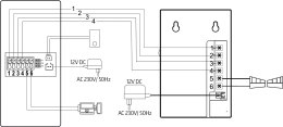 Domofon EURA ADP-38A3 ENTRA bialy