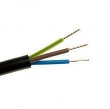 Przewód elektryczny ziemny drut YKY 0,6/1kV 3x1,5mm2 CZARNY ELEKTROKABEL 1m Przewód elektryczny ziemny drut YKY 0,6/1kV 3x1,5mm2 CZARNY ELEKTROKABEL 1m