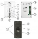 DOMOFON ''EURA'' ADP-51A3 ''DIFESA'' - 1-rodzinny, 2 unifony, interkom, biały