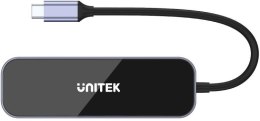 Unitek D1084A Hub USB-C 3.1 RJ-45 3xUSB-A HDMI 4K PD100W