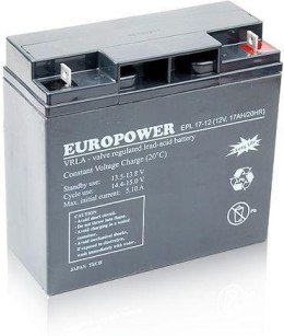 Akumulator AGM EUROPOWER serii EPL 12V 17Ah (Żywotność 15 lat)