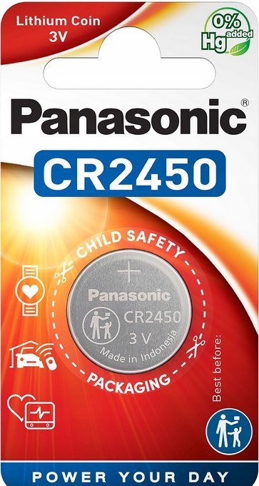 Bateria CR2450 1BL PANASONIC 3V 620mAh (1 szt.)