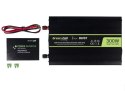 ZESTAW PRZETWORNICA Green Cell 12V / 230V 300W/600W CZYSTY SINUS + AKUMULATOR AGM 12V 45Ah